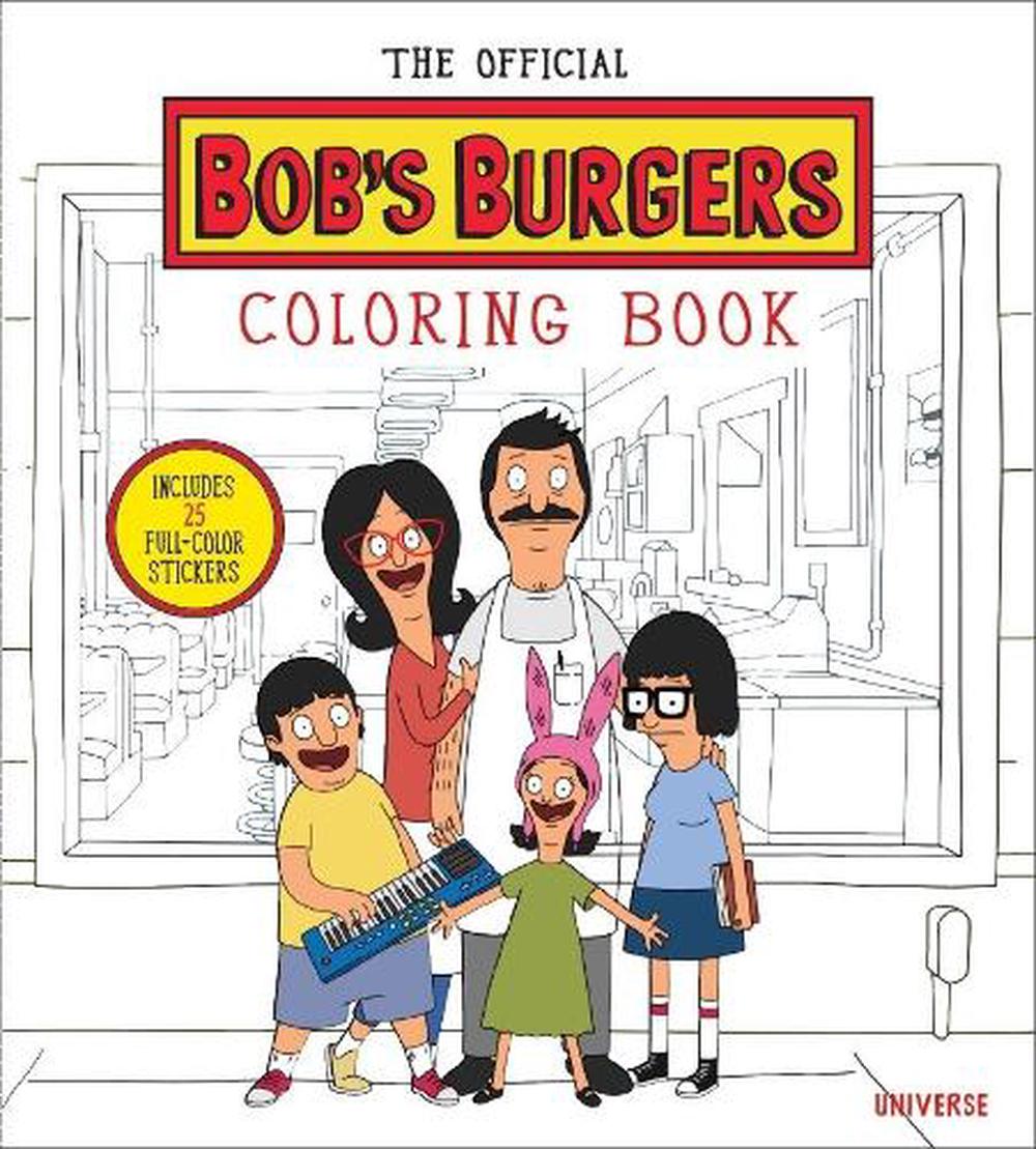 El Funcionario Bob S Burgers Para Os Colorear Libro Por El Funcionario Bob S Burgers Para