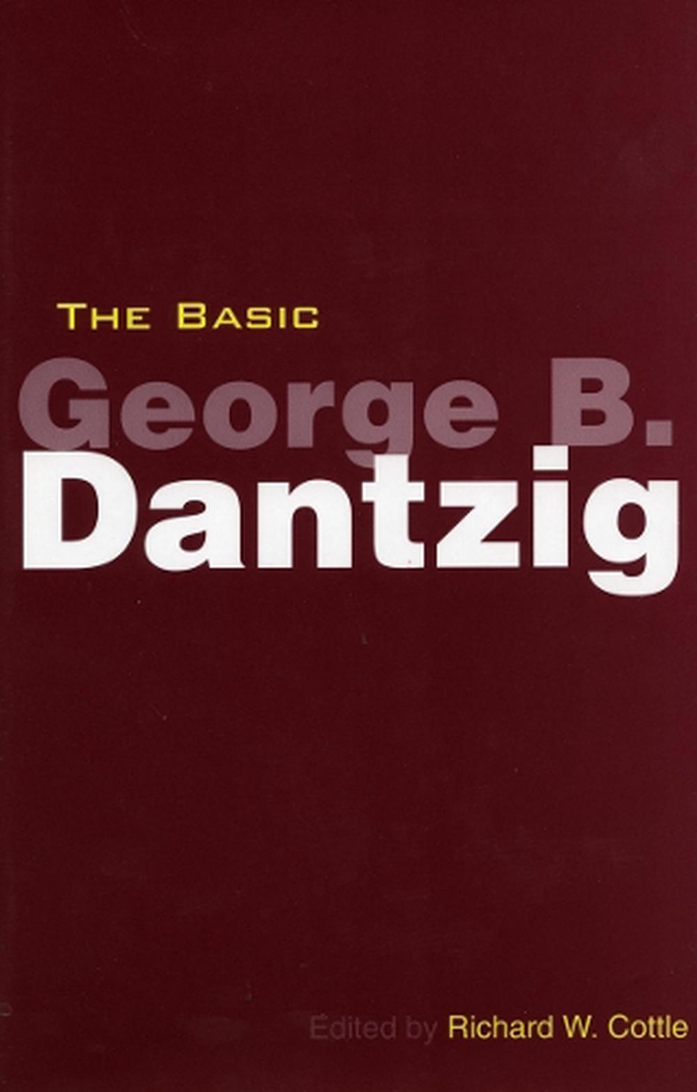 The Basic George B. Dantzig By Richard Cottle (English) Hardcover Book ...