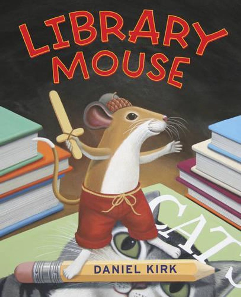 Library Mouse By Daniel Kirk English Hardcover Book Free Shipping