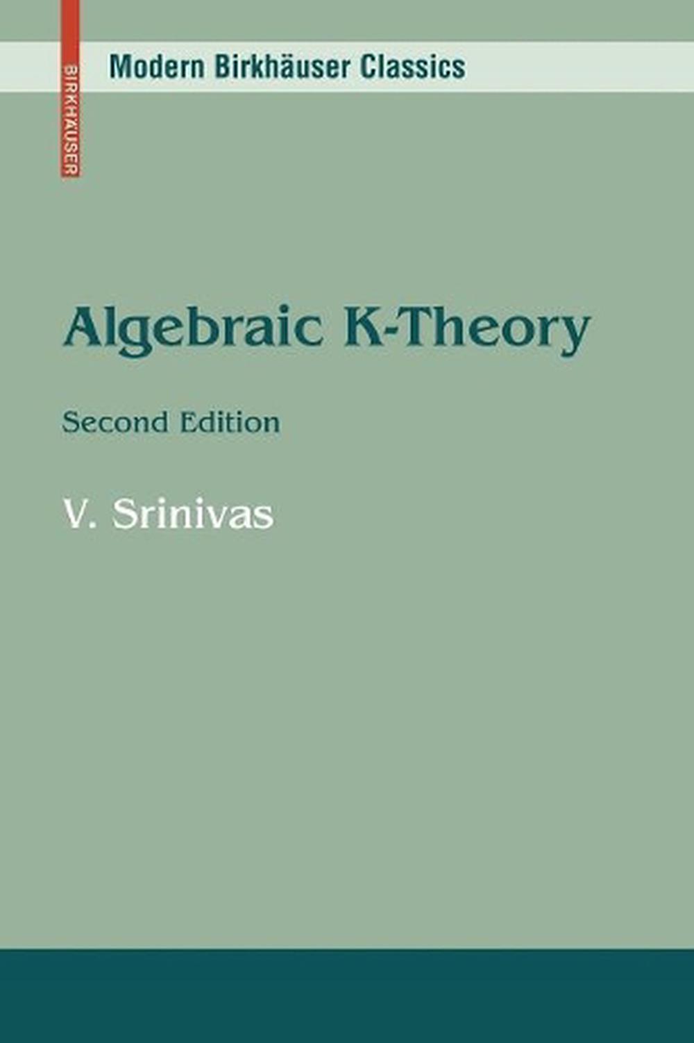 Algebraic KTheory by V. Srinivas (English) Paperback Book Free
