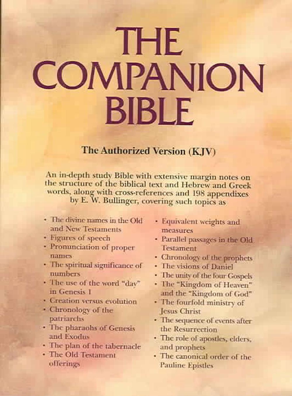 Companion BibleKJV by E.W. Bullinger (English) Leather Book Free