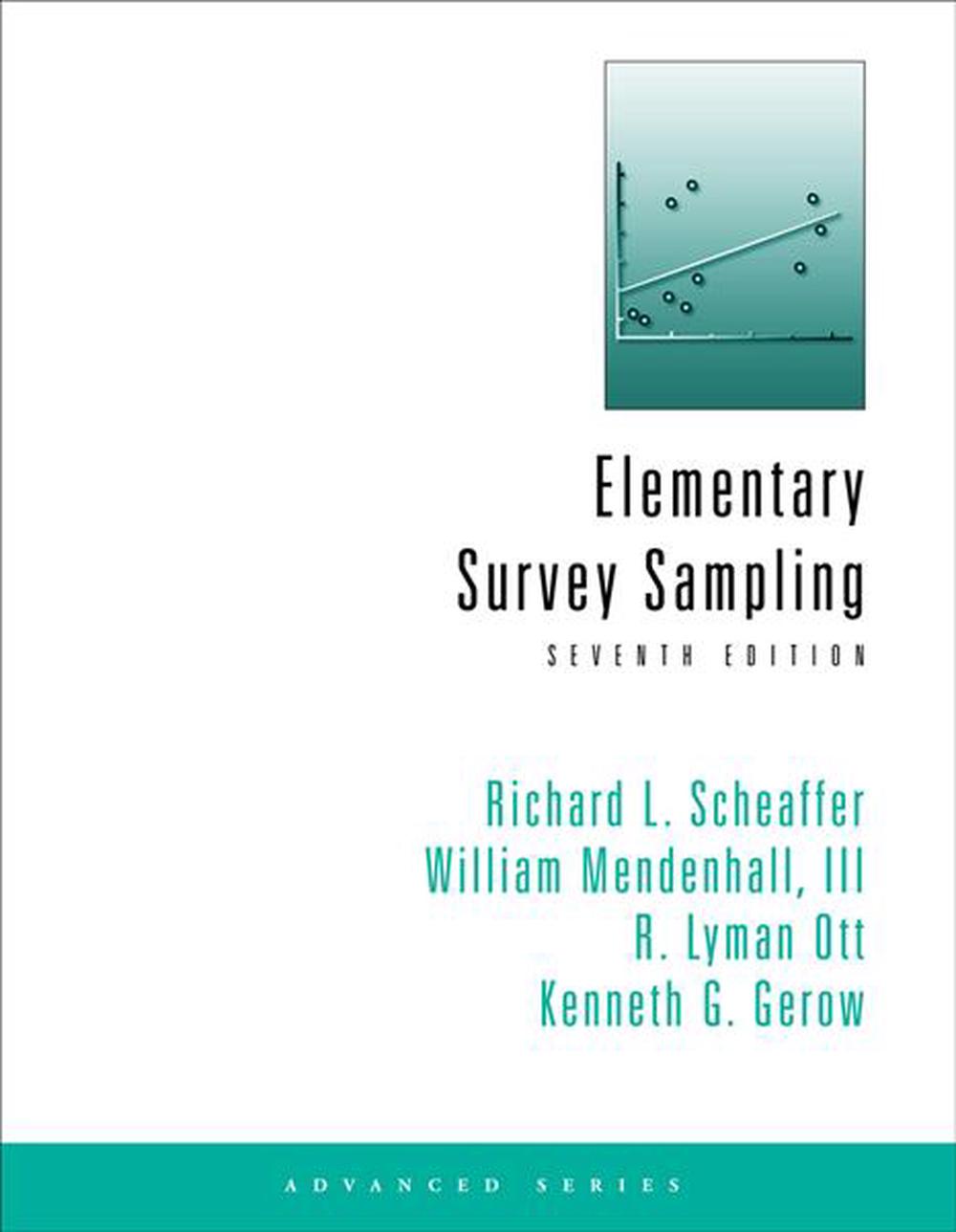 Elementary Survey Sampling by Richard L. Scheaffer (English) Hardcover Book Free 9780840053619