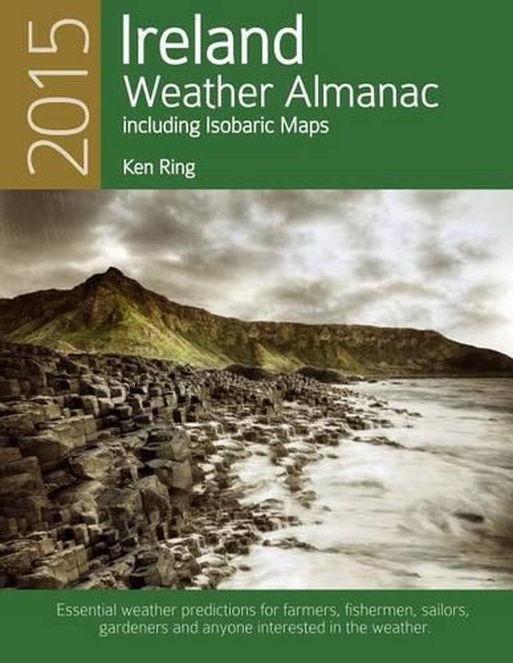 2015 Ireland Weather Almanac by Ken Ring (English) Paperback Book Free