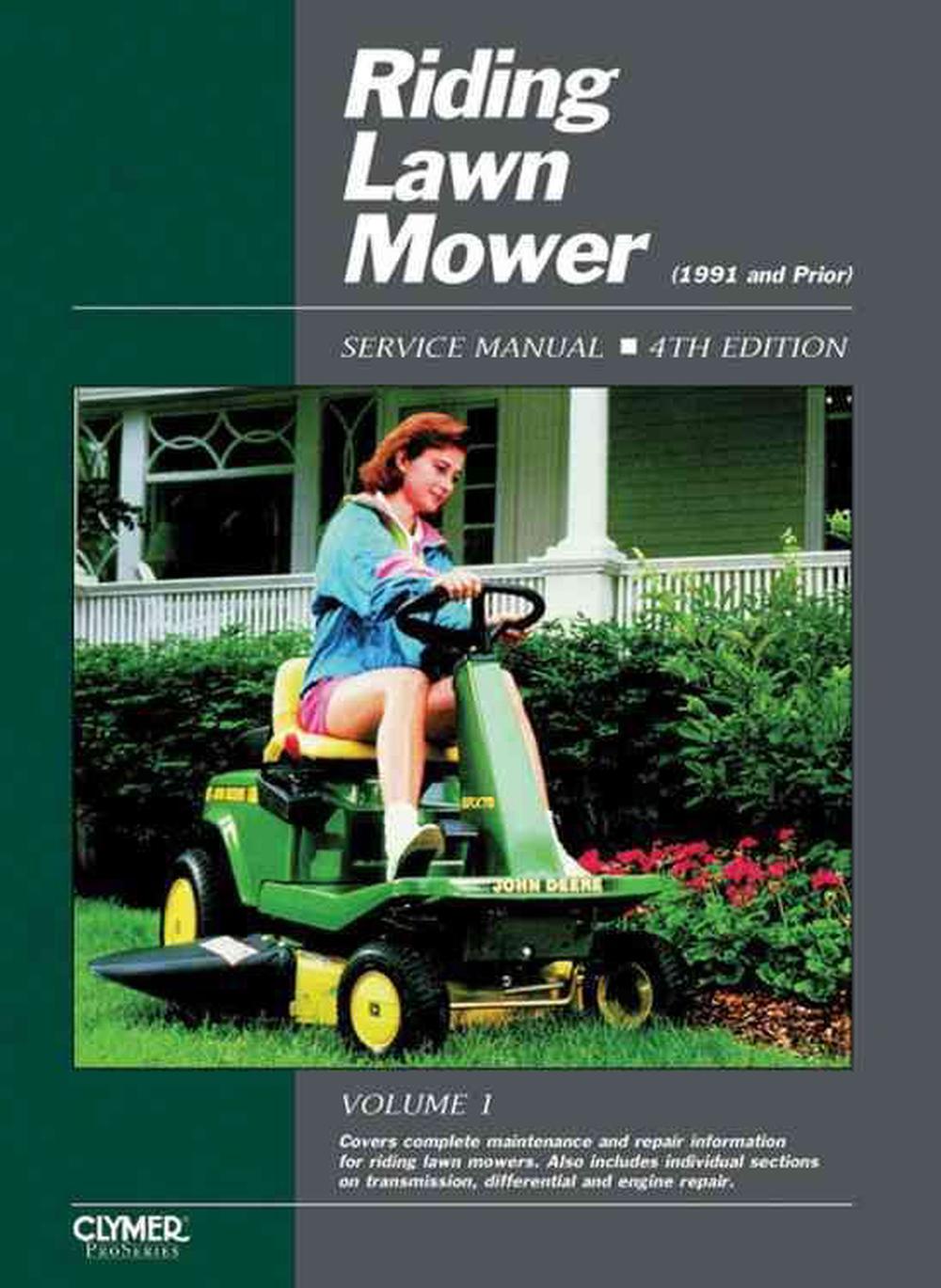 Riding Lawn Mower Service Manual Volume 1 by Penton (English) Paperback Book Fre 9780872885257