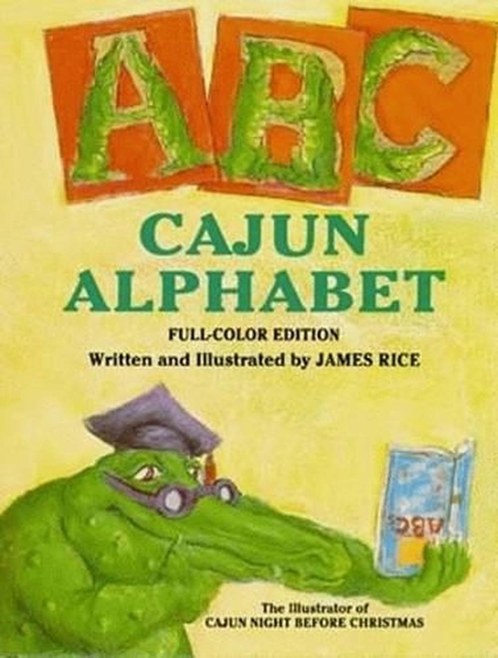Cajun Alphabet Colorized by James Rice (English) Hardcover Book Free