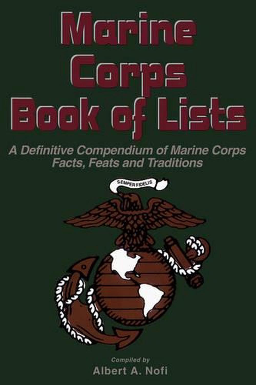 Marine Corps Book of Lists by Albert A. Nofi (English) Paperback Book