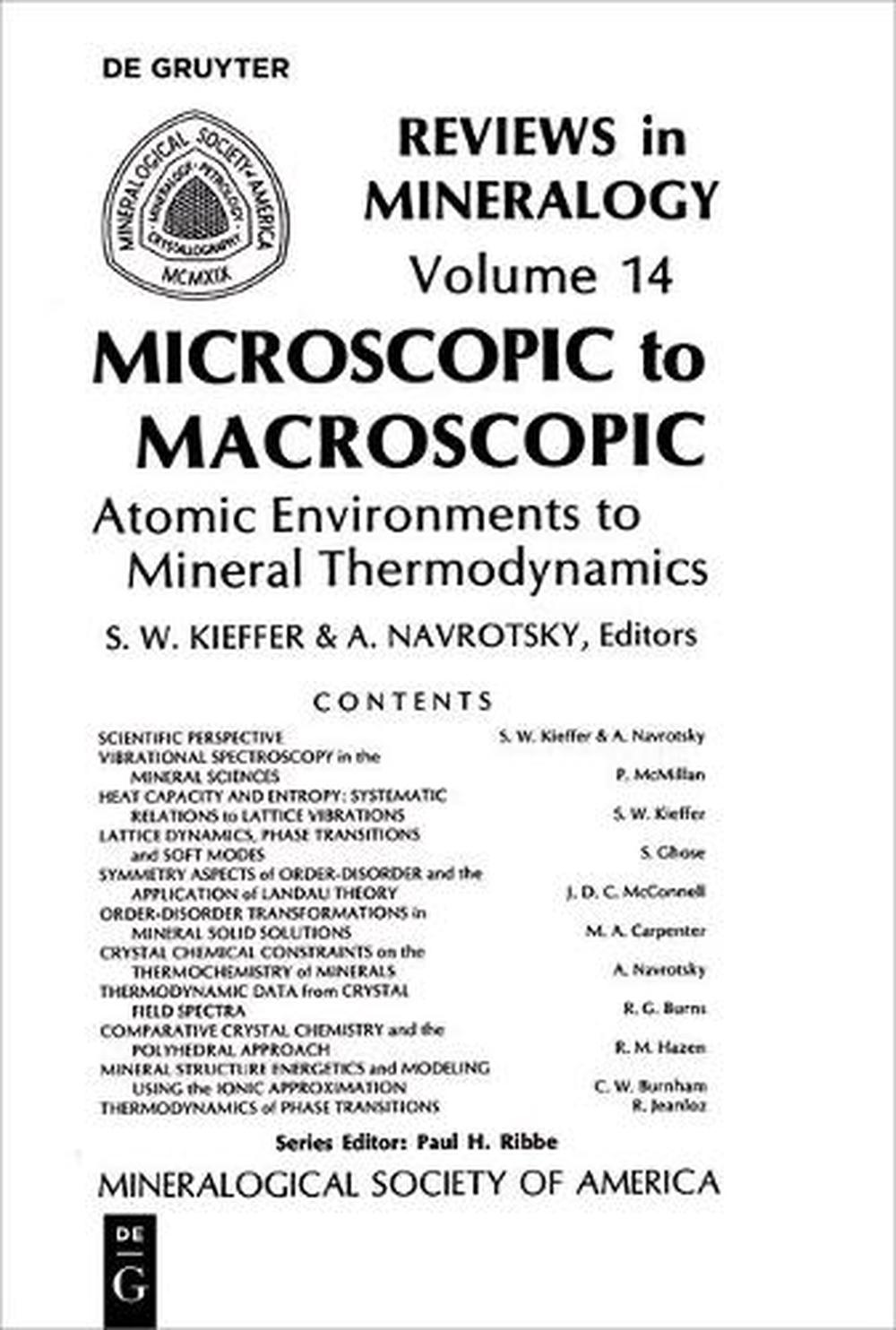 Microscopic to Macroscopic: Atomic Environments to Mineral