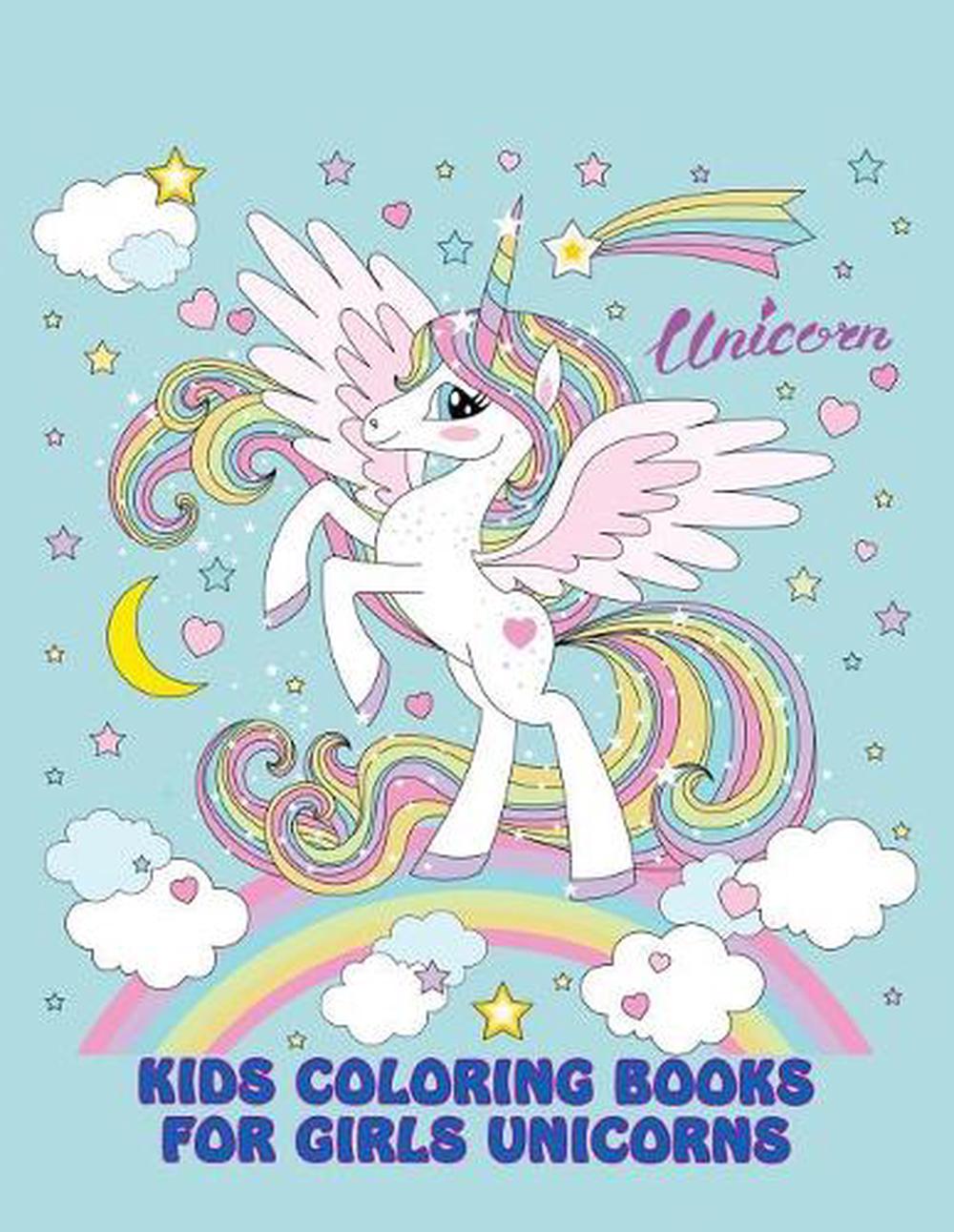 Download Kids Coloring Books For Girls Unicorns 50 Magical Cute For Coloring Page Mazes 9781092613255 Ebay