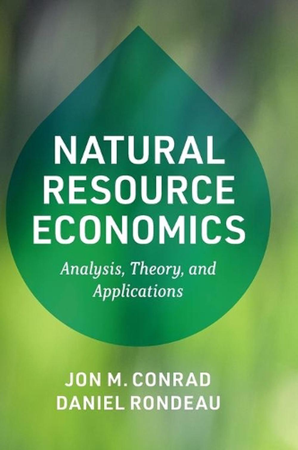 natural resource economics research topics