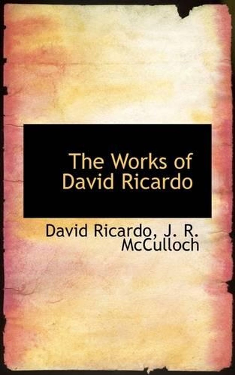 David Ricardo Books – On the Principles of Political Economy and ...
