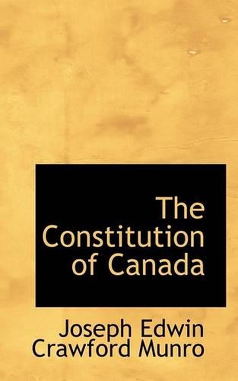 constitution-of-canada-by-joseph-edwin-c-munro-english-hardcover-book