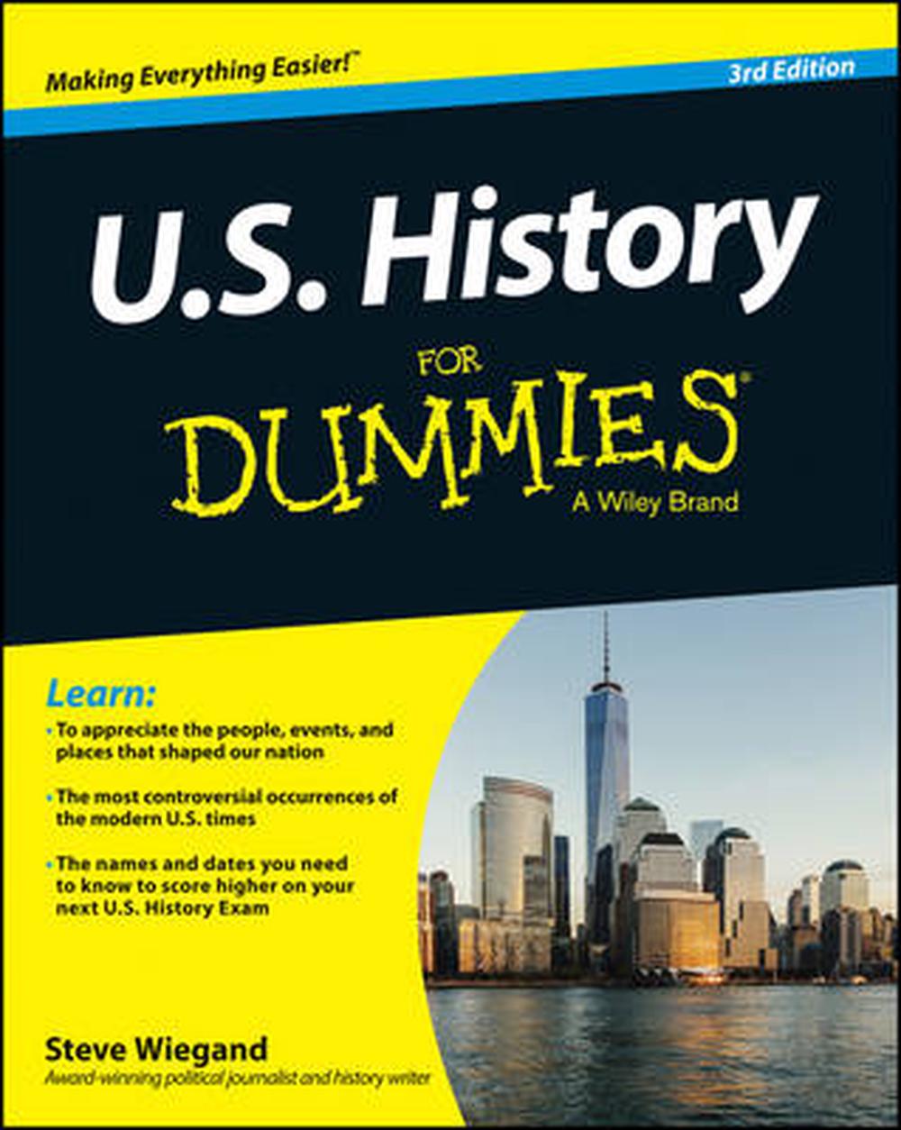 US History for Dummies, 3rd Edition by Steve Wiegand (English) Paperback Book Fr 9781118888988