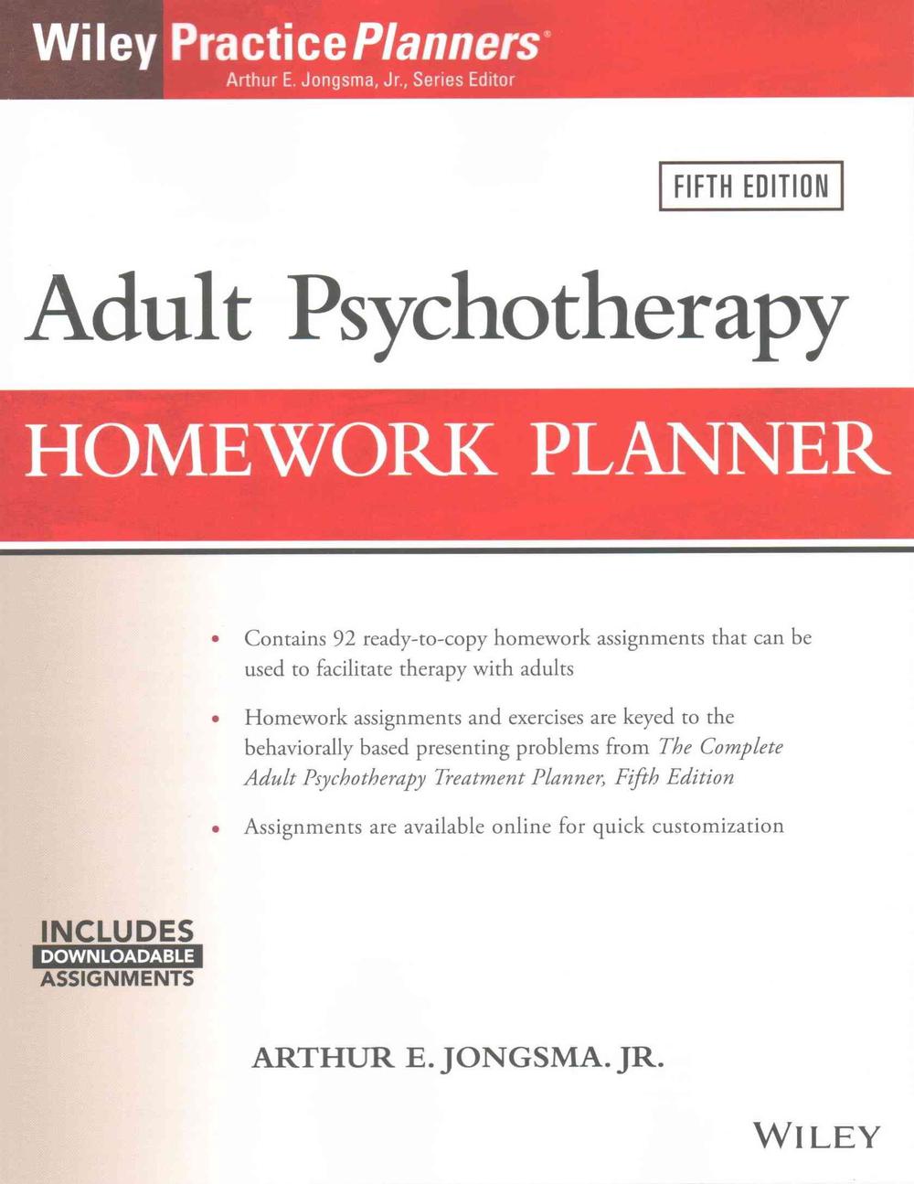 Child psychotherapy homework planner image