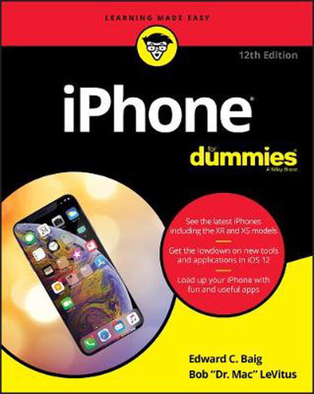 Iphone For Dummies By Edward C Baig English Paperback Book Free