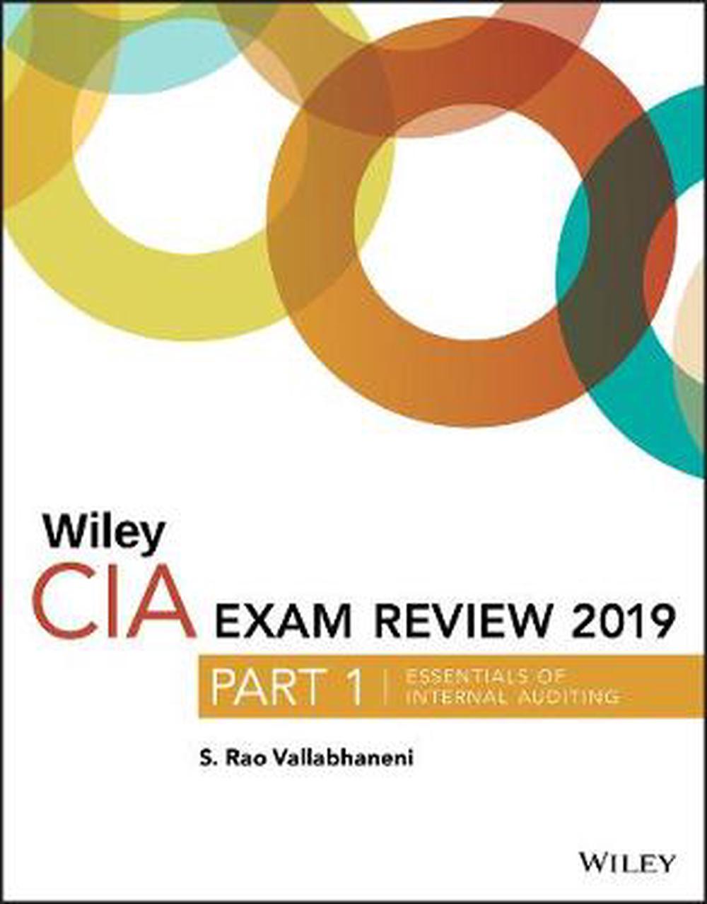 Wiley Cia Exam Review 2019 Part 1 Essentials Of Internal Auditing By