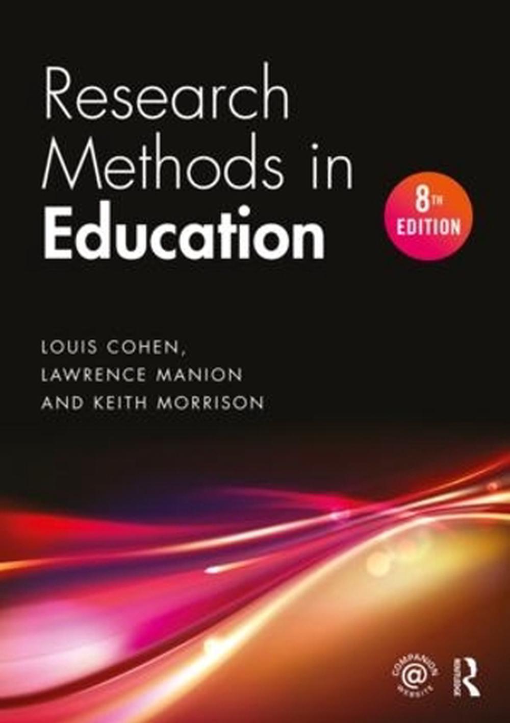 Research Methods In Education 8th Edition By Louis Cohen English