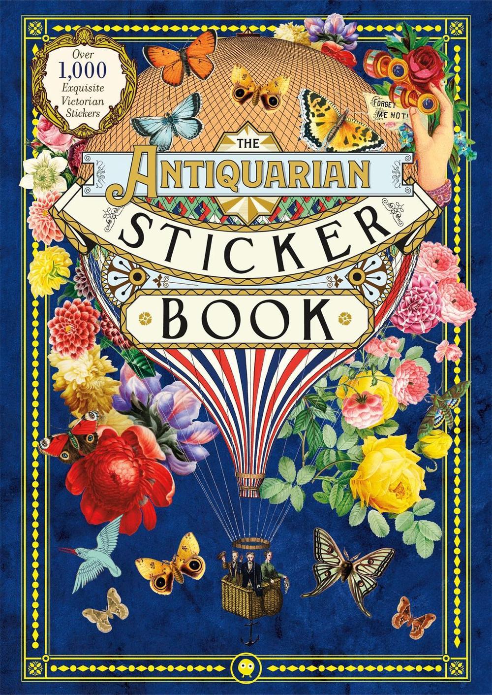 Antiquarian Sticker Book by Odd Dot Hardcover Book Free Shipping