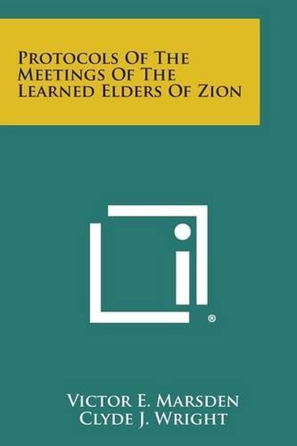 Protocols of the Meetings of the Learned Elders of Zion by Victor E. Marsden (En 9781258995171