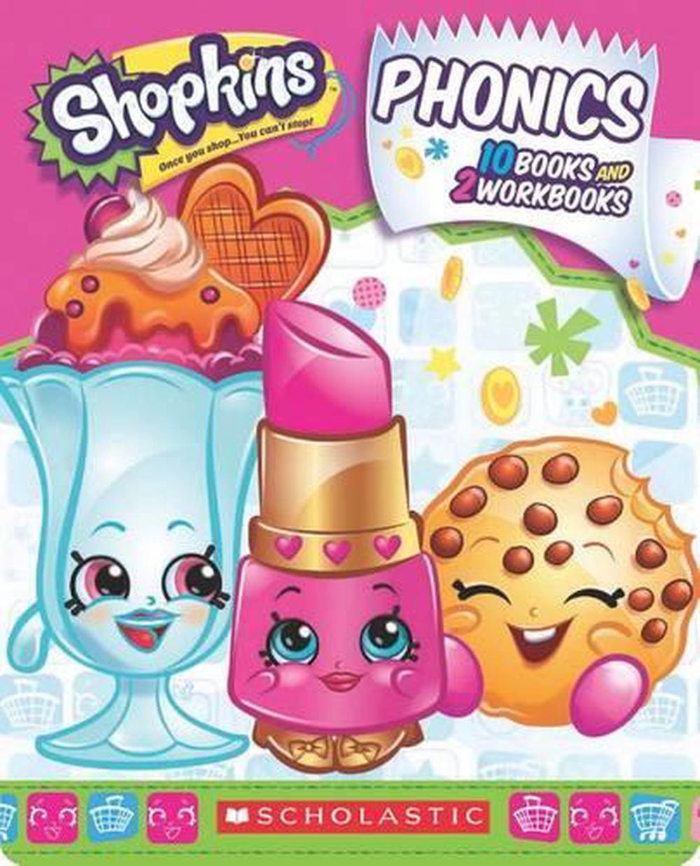 Shopkins Phonics Boxed Set by Inc. Scholastic (English) Hardcover Book