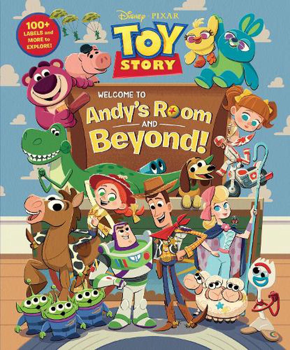 toy story 4 book with figures