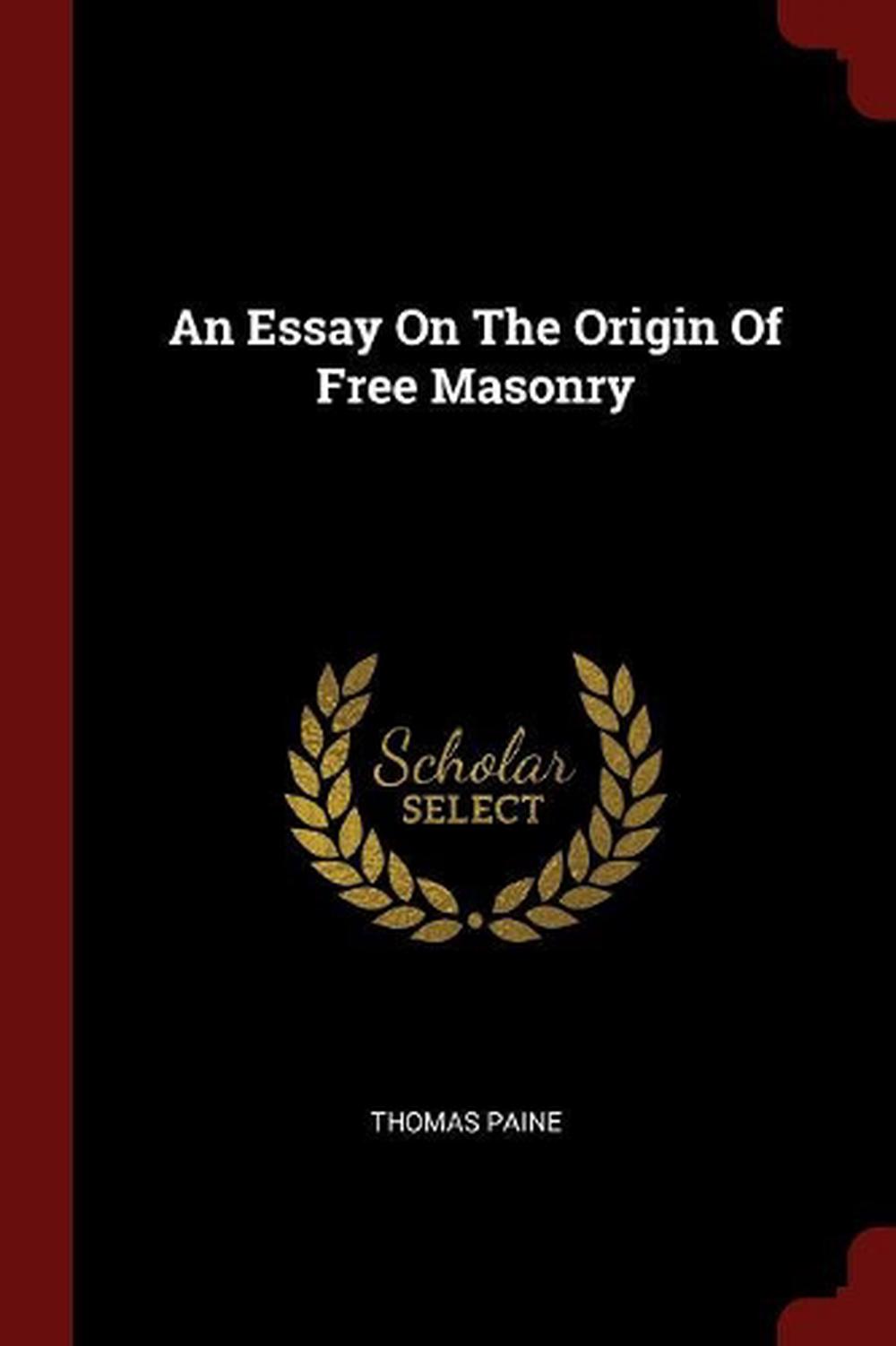 Essay-on-the-Origin-of-Free-Masonry-by-Thomas-Paine-Paperback-Book-Free-Shipping