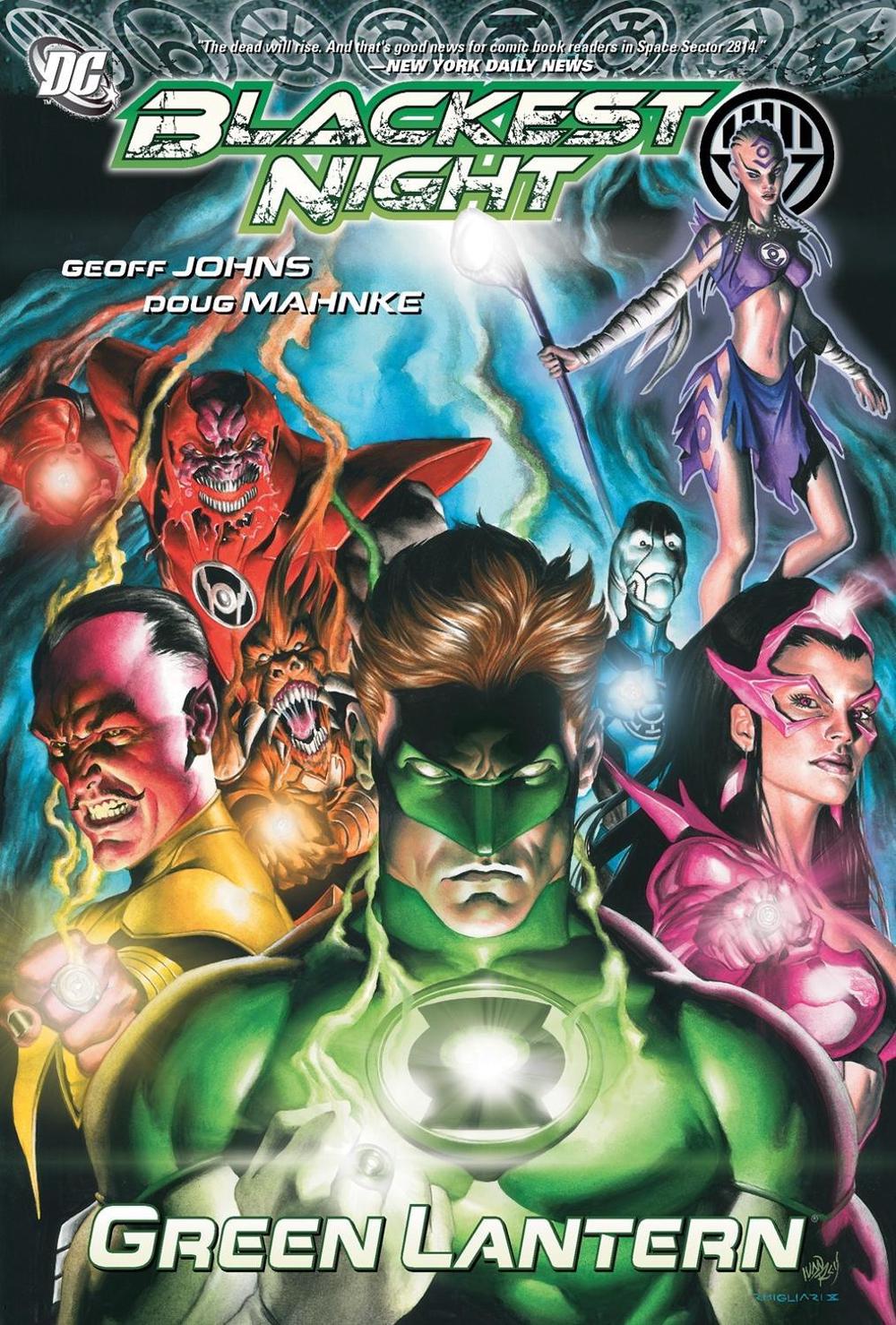 green lantern blackest night complete collection