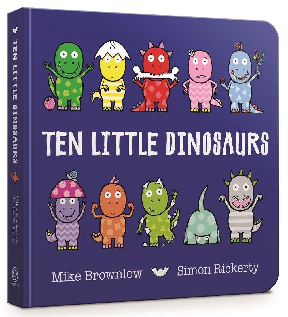 Ten Little Dinosaurs Board Book by Mike Brownlow (English) Board Books Book Free | eBay