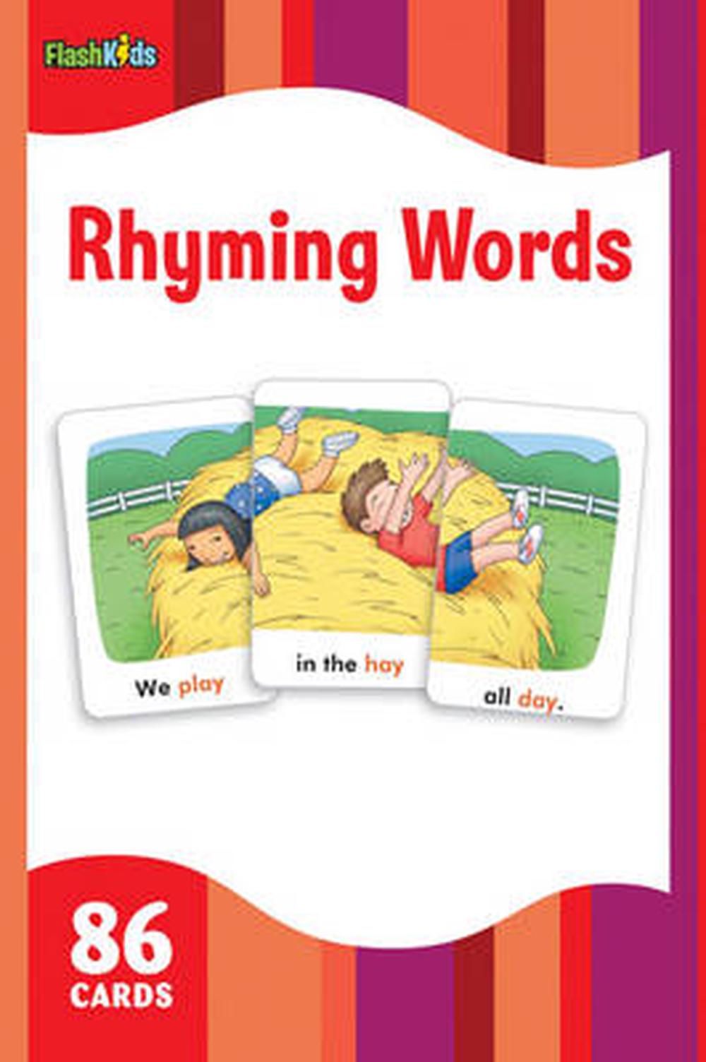 Rhyming Words Flash Kids Flash Cards By Flash Kids Editors English Free Ship 9781411434943