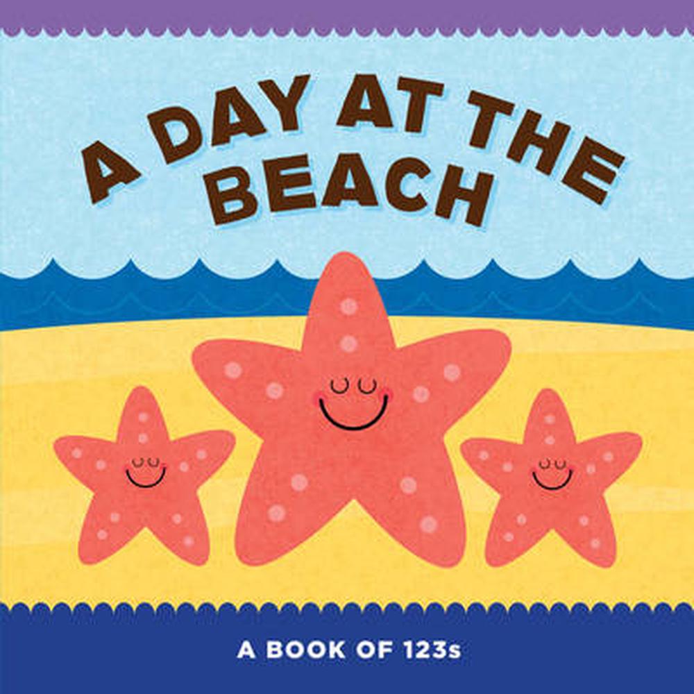 A Day at the Beach A Book of 123s by Flash Kids Editors (English
