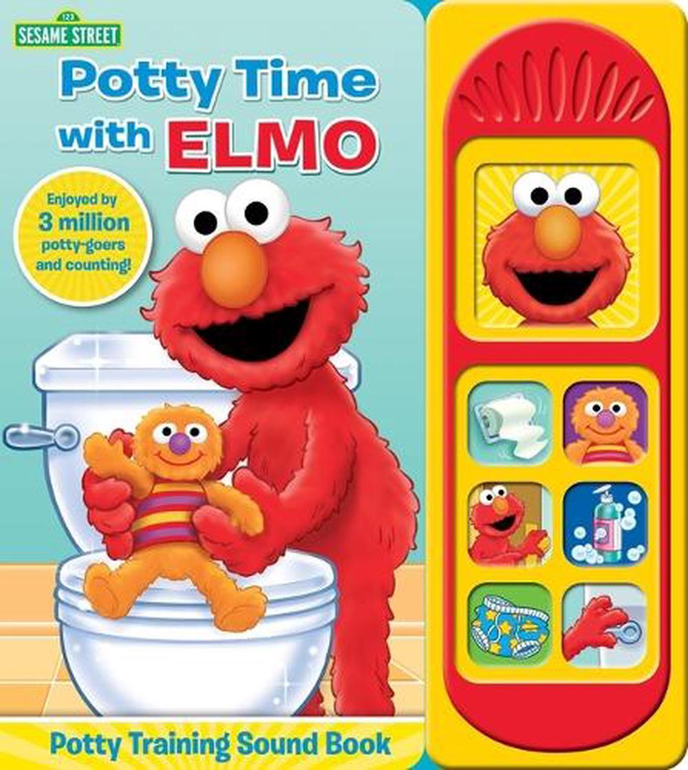 Potty Time with Elmo Little Sound Book Hardcover Book Free Shipping ...