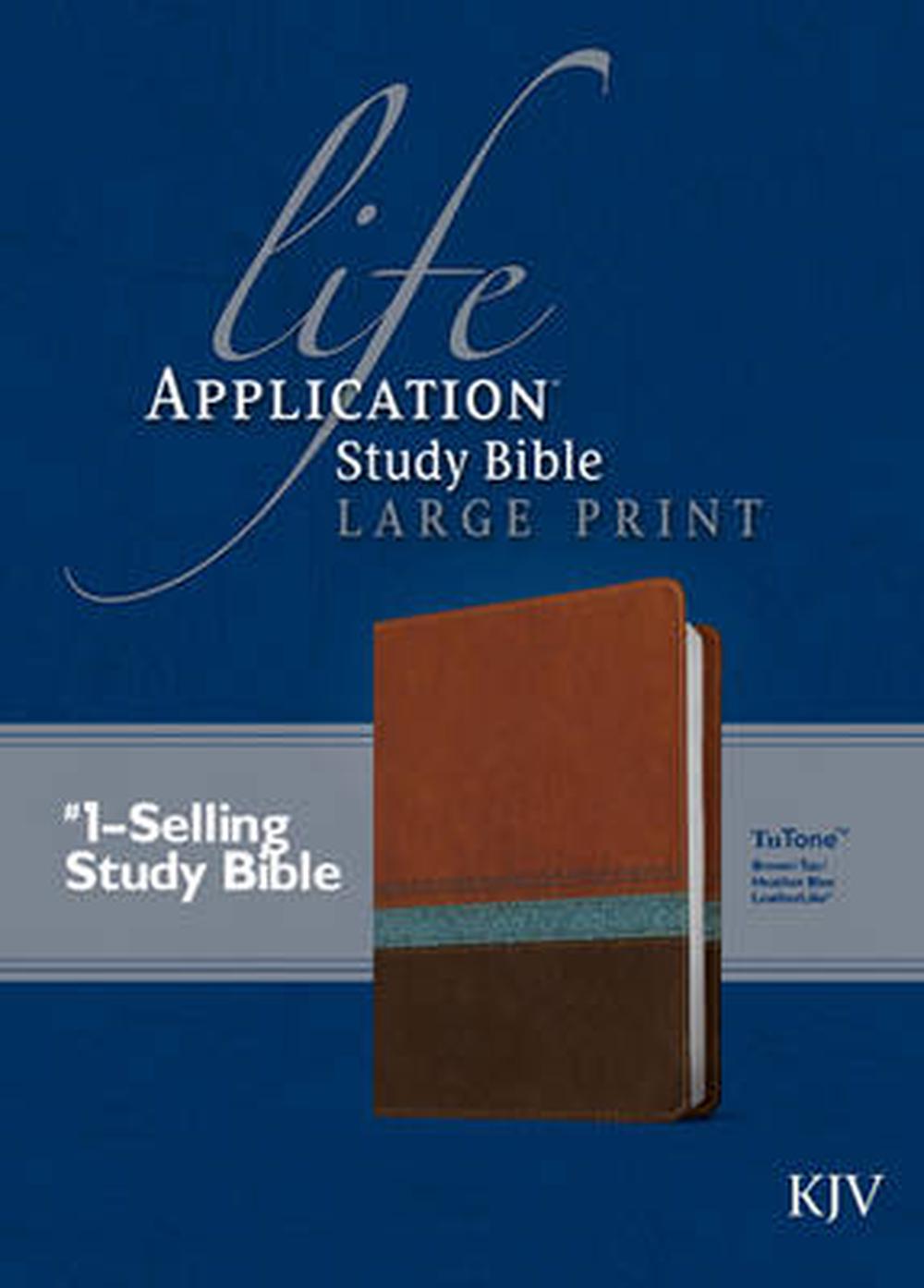 Life Application Study BibleKJVLarge Print (English) Imitation Leather Book Fr 9781414391977
