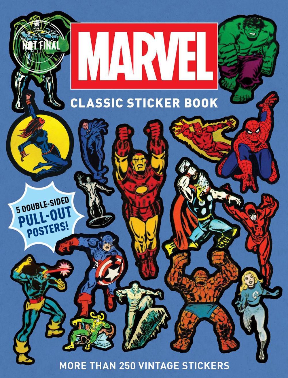 Marvel Classic Sticker Book by Marvel Entertainment (English) Paperback