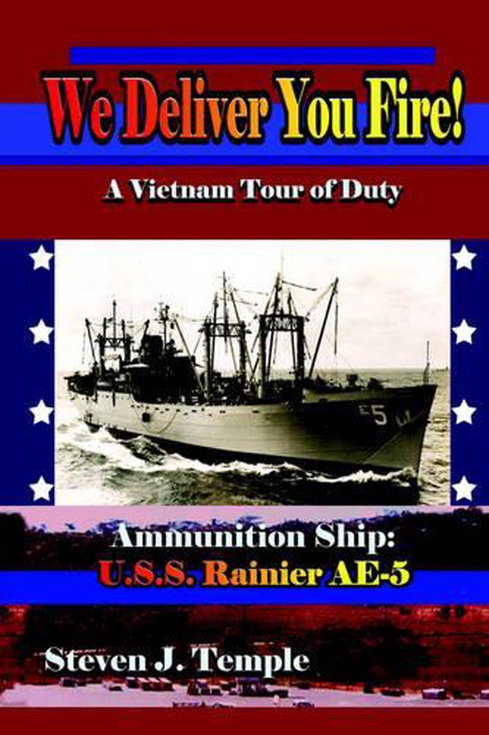 Entregamos Que Fuego Un Barco De Combate Vietnam Tour Municion U S S Rainier Ae Ebay