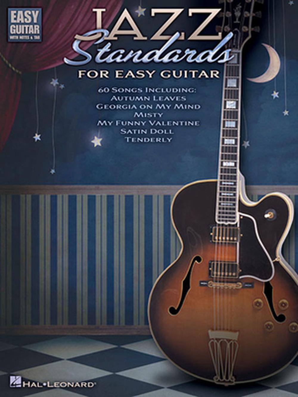 jazz-standards-for-easy-guitar-includes-tab-english-paperback-book