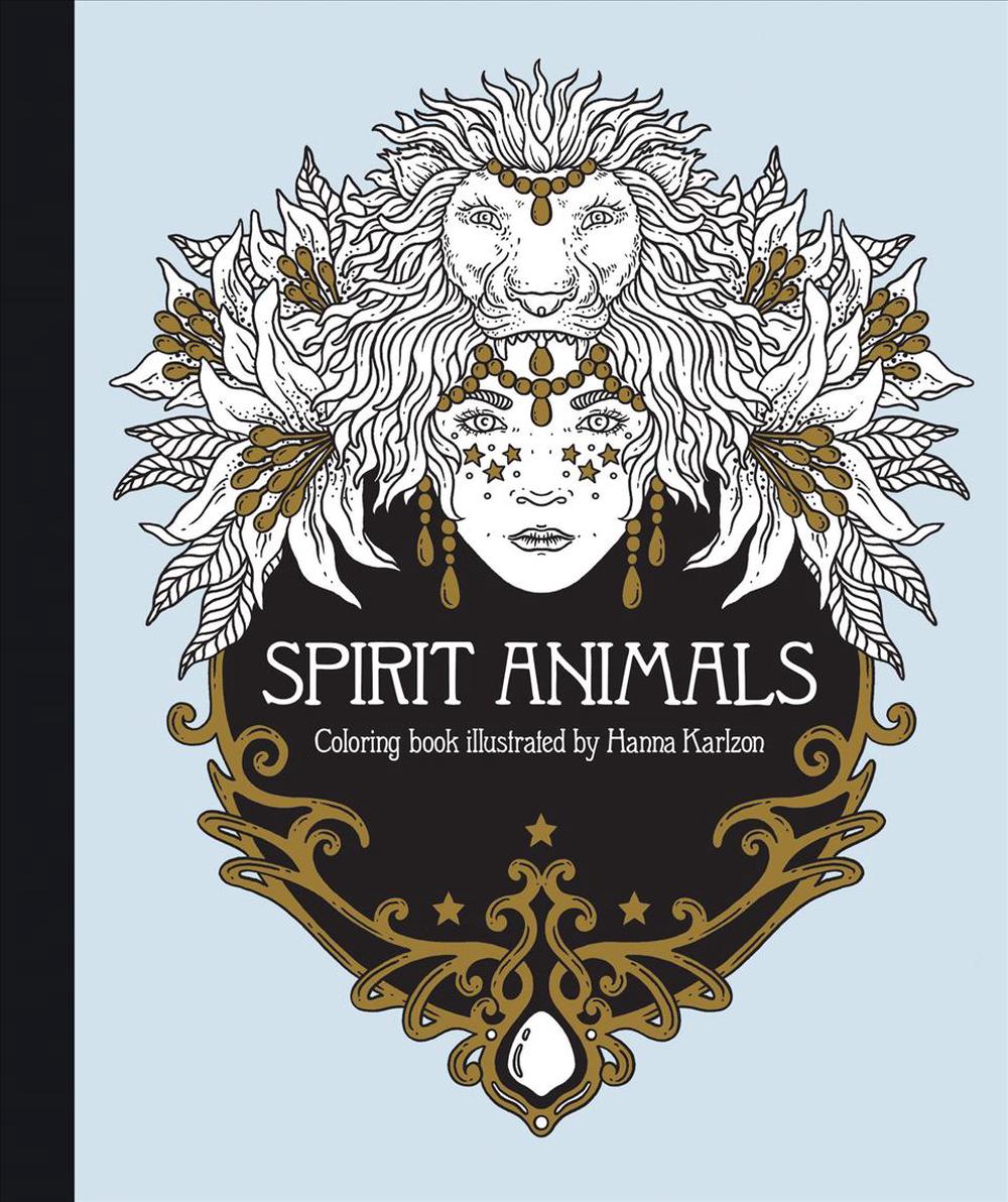 Spirit Animals Coloring Book: Published in Sweden as Sj ...