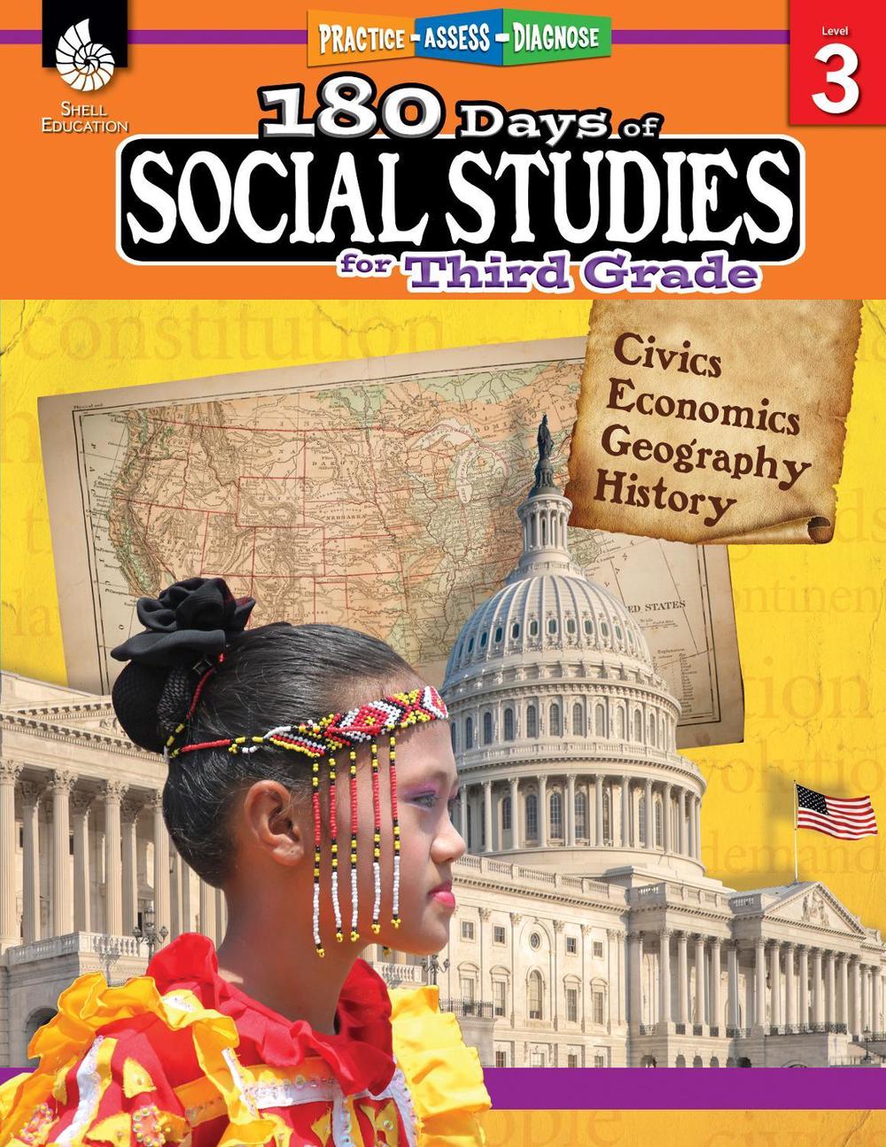 180 days of social studies for third grade grade 3 practice assess