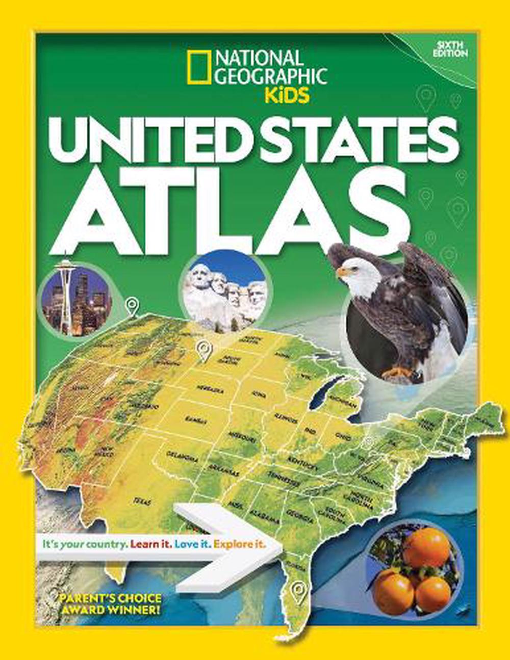 National Geographic Kids U.s. Atlas 2020, 6th Edition by Kids National ...