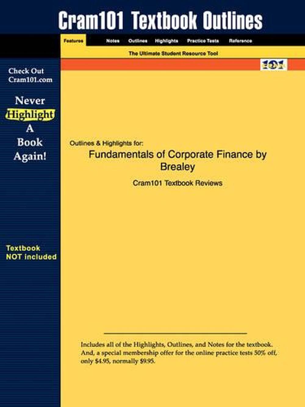 Studyguide for Fundamentals of Corporate Finance by Brealey, ISBN