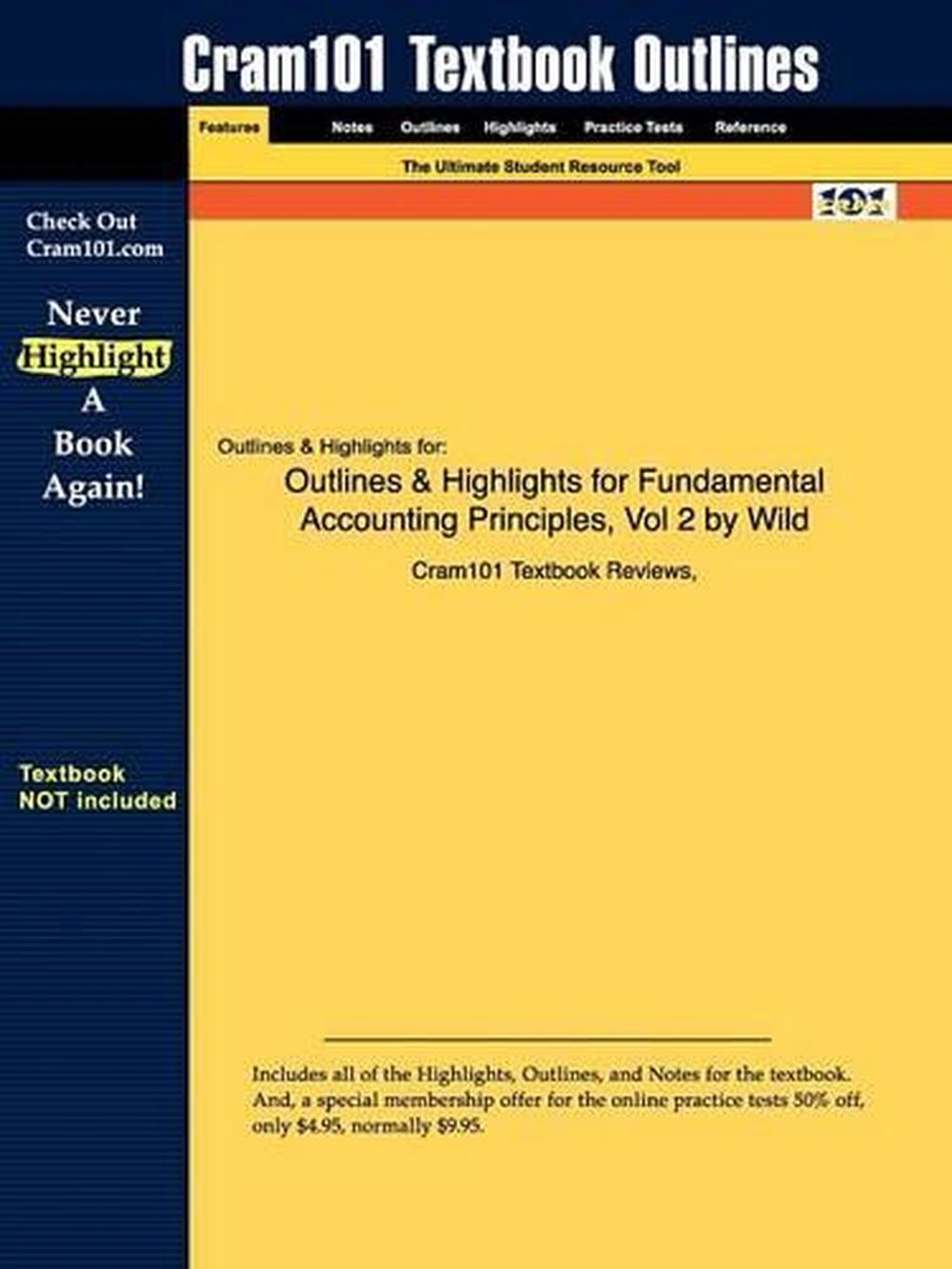 Outlines & Highlights for Fundamental Accounting Principles, Vol 2 by