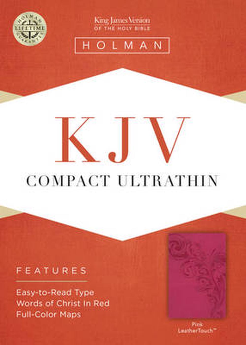 Compact Ultrathin Bible-KJV (English) Imitation Leather Book Free Shipping!