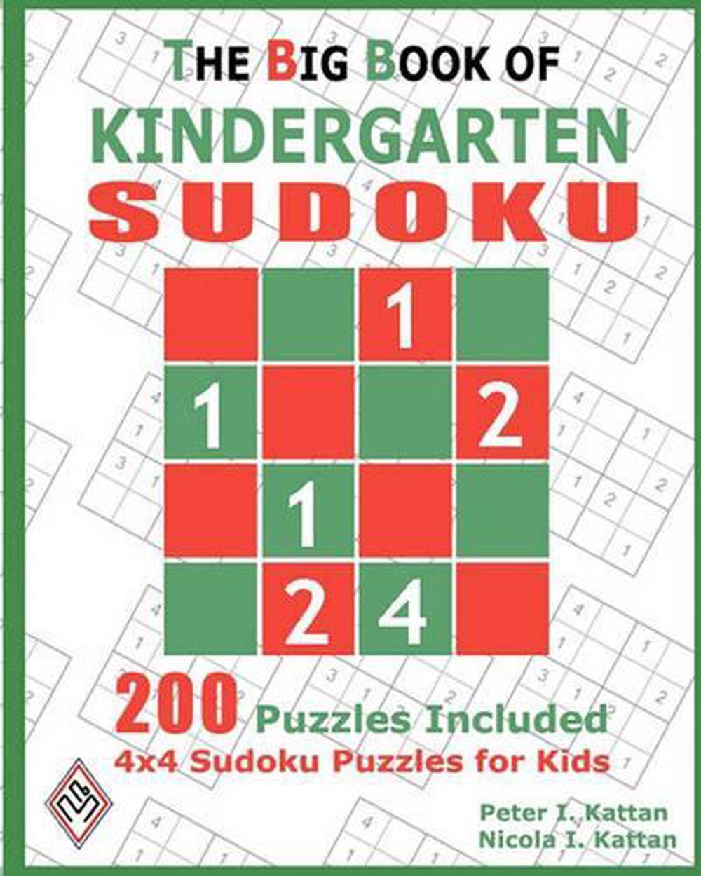 the big book of kindergarten sudoku 4x4 sudoku puzzles