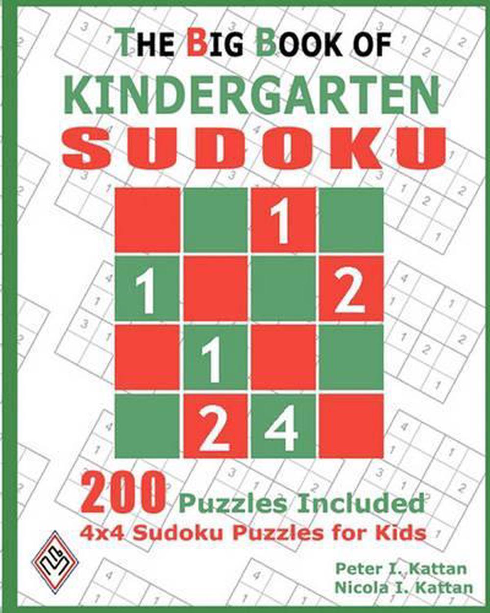 the big book of kindergarten sudoku 4x4 sudoku puzzles