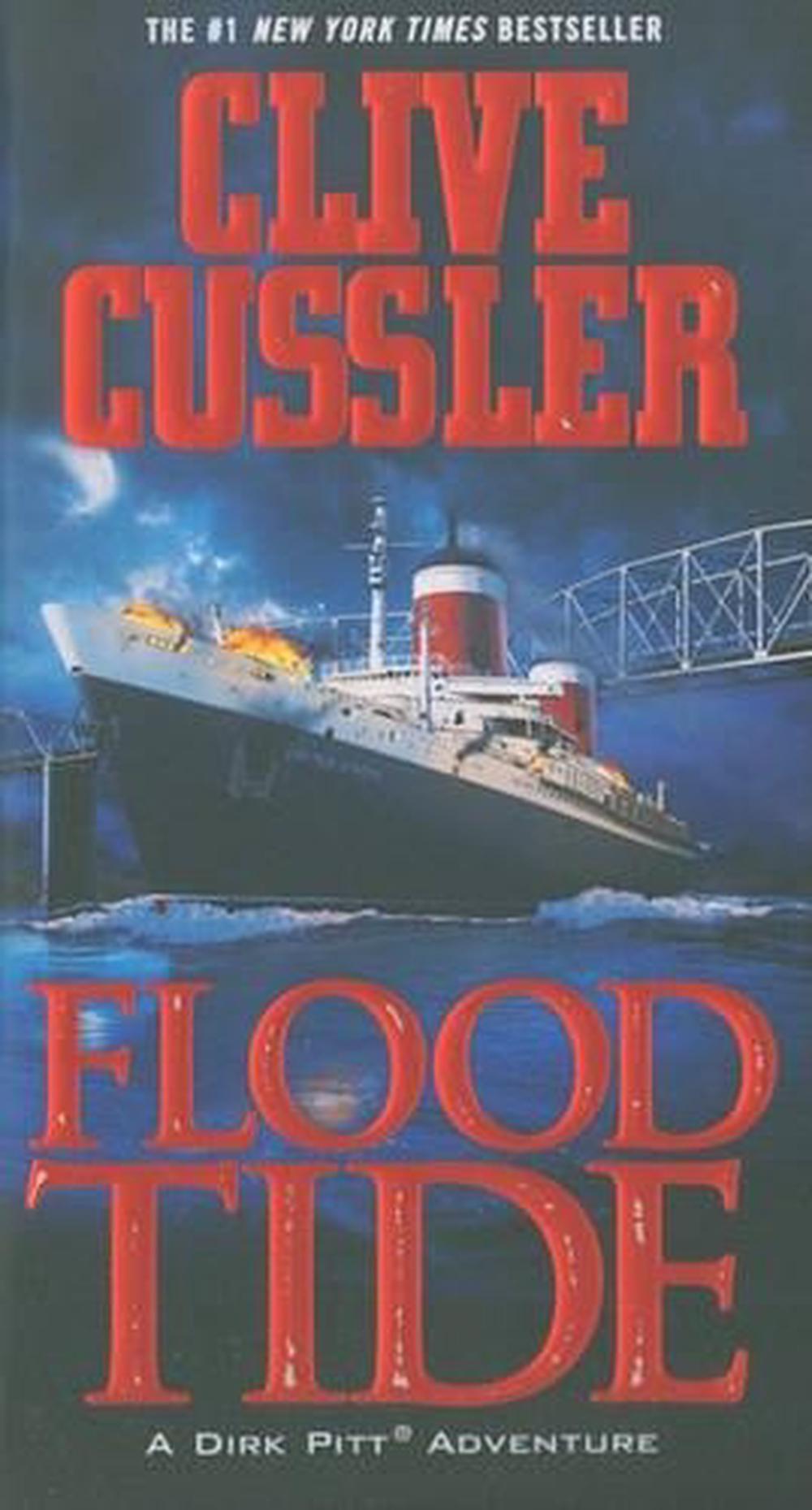 Flood Tide by Clive Cussler (English) Mass Market Paperback Book Free