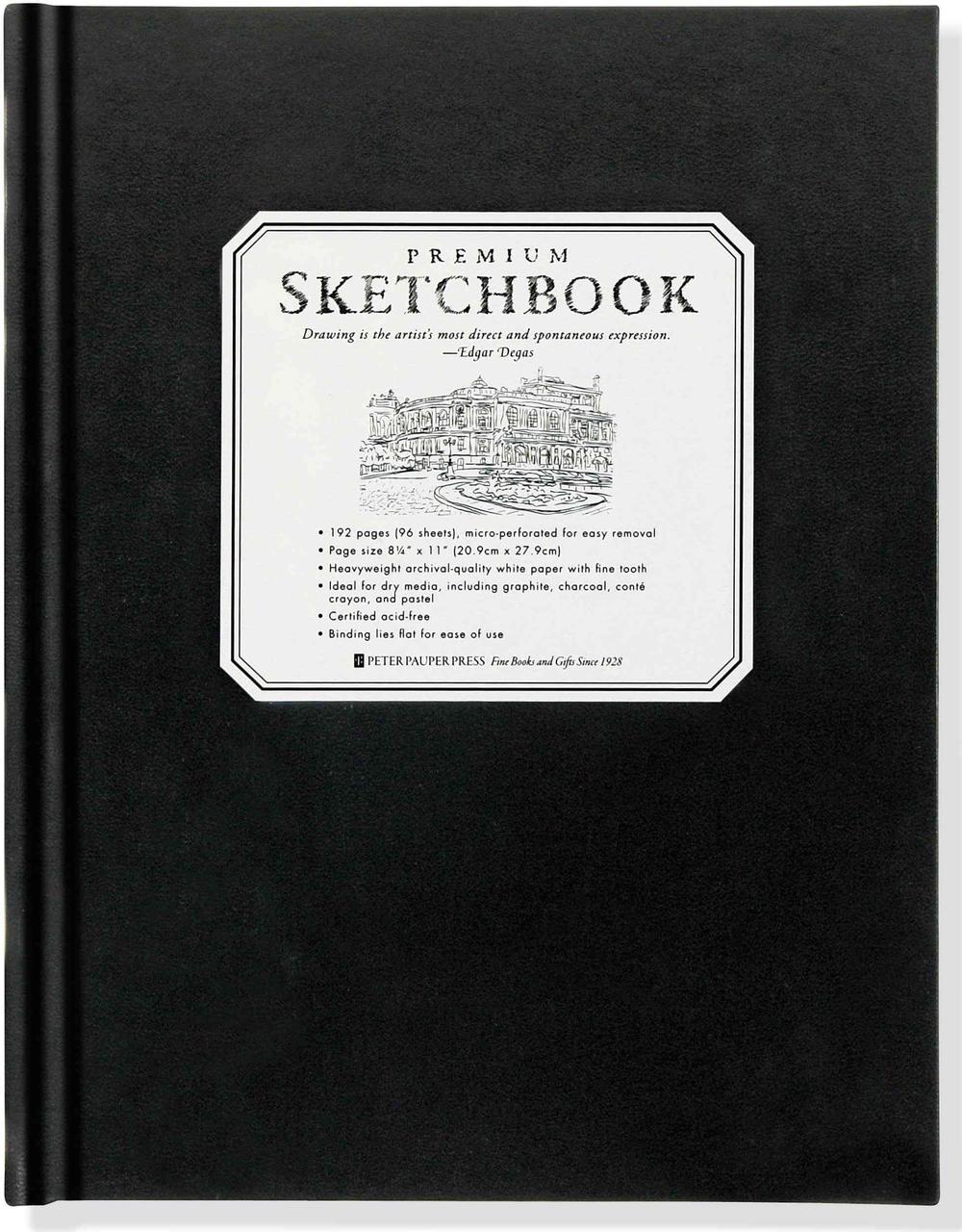 Large Premium Sketchbook (English) Hardcover Book Free Shipping
