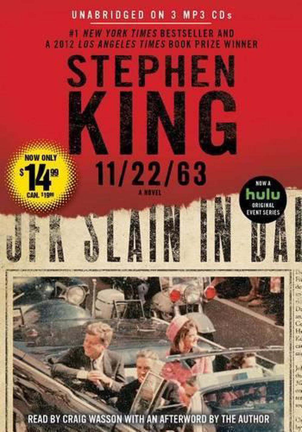 11/22/63 by Stephen King (English) MP3 CD Book Free Shipping