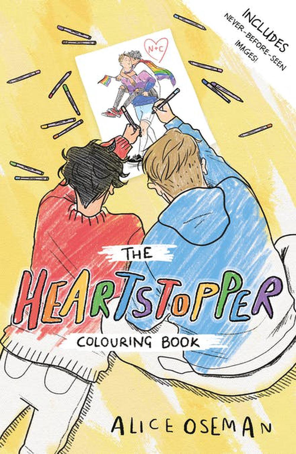 The Heartstopper Colouring Book by Alice Oseman (English) Paperback