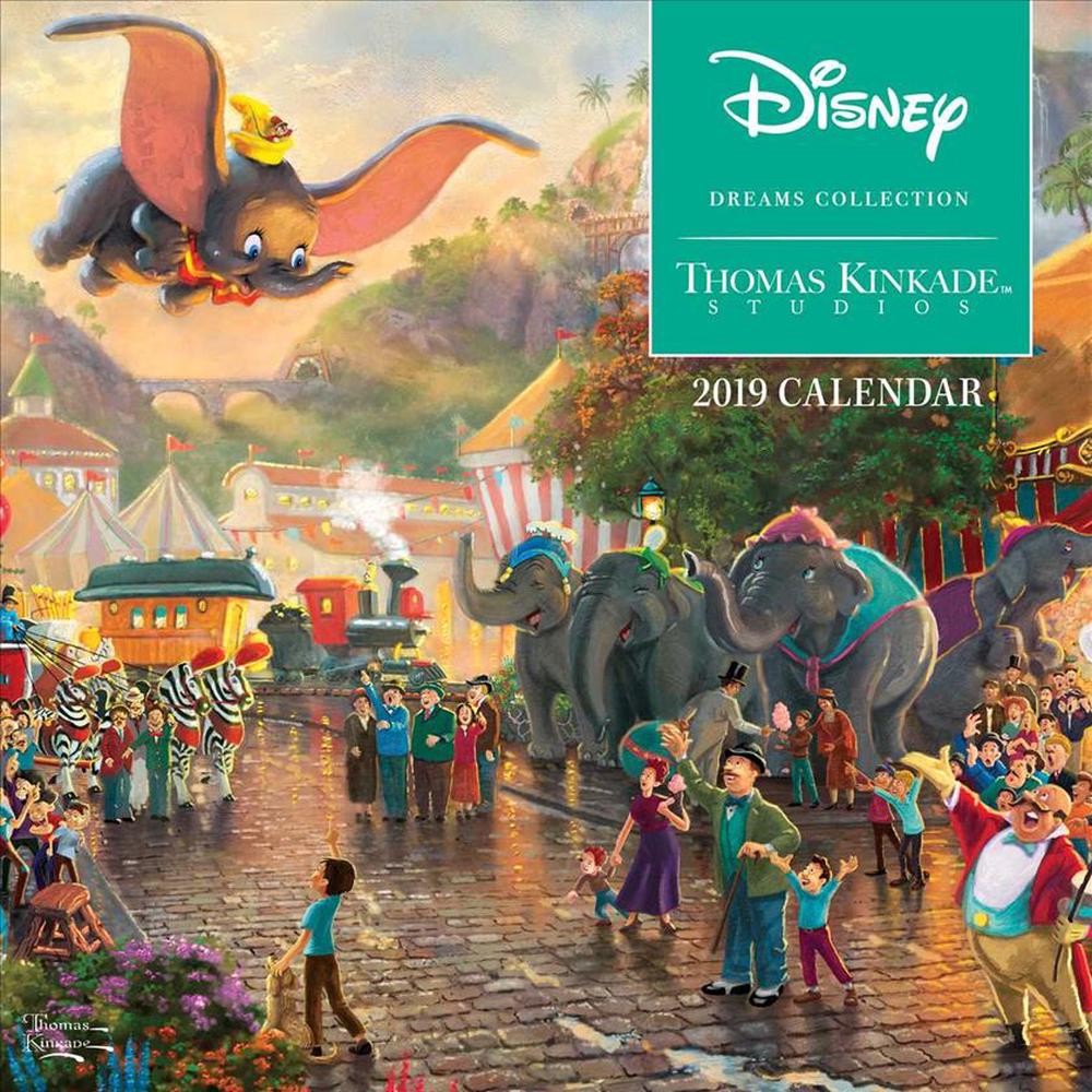 Thomas Kinkade The Disney Dreams Collection 2019 Mini Wall By Thomas   9781449492601 