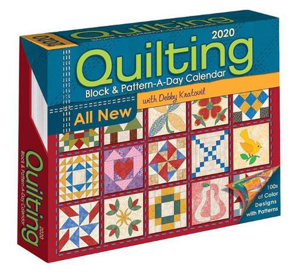 Quilting Block and Patternaday 2020 Activity Calendar by Debby