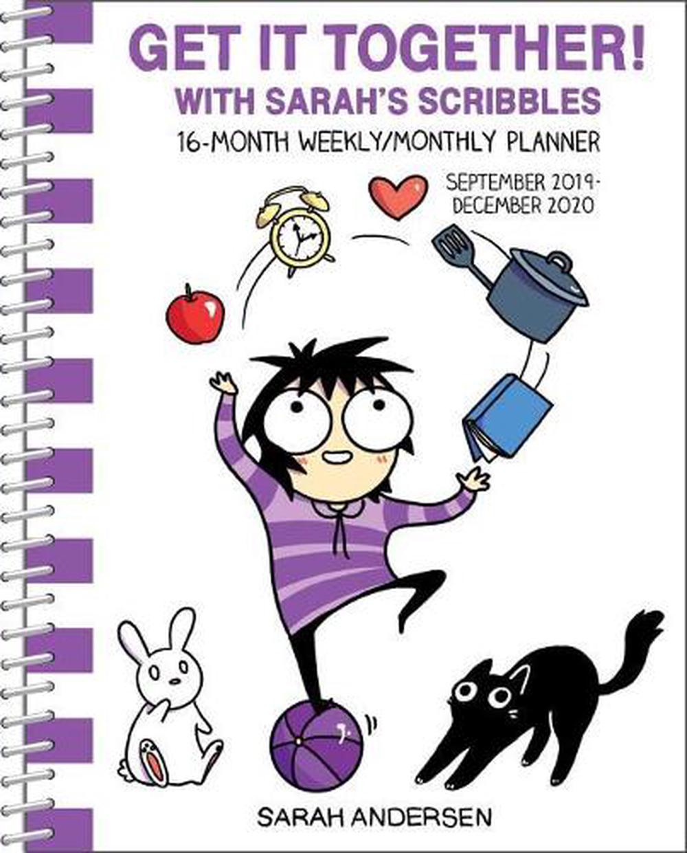 Sarah's Scribbles 20192020 16month Monthly/weekly Diary by Sarah