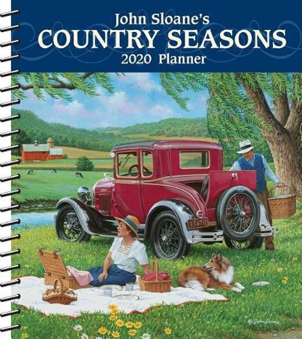 John Sloane s Country Seasons 2020 Monthly Weekly Planner Calendar By